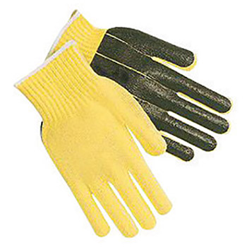 Memphis Glove Brown And Yellow Plaited Dotted MEG9368XS X-Small