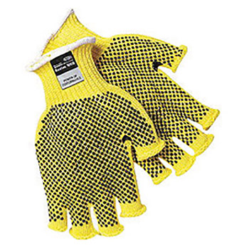 Memphis Glove Brown And Yellow Dotted Honeycomb MEG9369M Medium