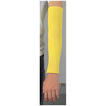Memphis 9378 18" Yellow Regular Weight Kevlar Cut Resistant Sleeve