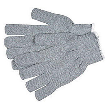 Memphis Glove Large Gray 16 Ounce Regular Weight Loop-In Cotton Polyester Blend Terry Cloth Heat Resistant Gloves With 2" Knit Wrist