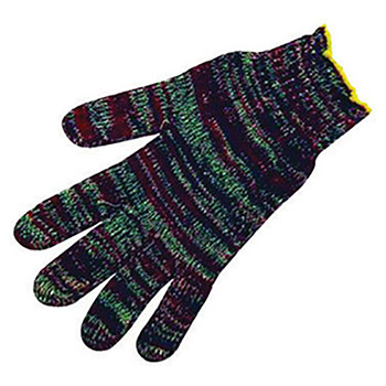Memphis Small Direct Safety Multi-Color Cotton And Polyester Uncoated Work Gloves With Knit Wrist