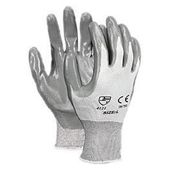 Memphis 13 Gauge Gray Nitrile Dipped Palm And MEG9679XL X-Large
