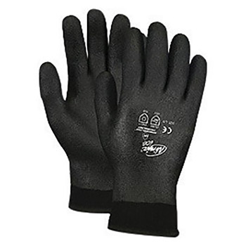 Memphis Glove Large Black Ninja ICE FC 7 Gauge Acrylic Terry Lined General Purpose Cold Weather Gloves With Knit Wrist, 15 Gauge Nylon Shell And HPT Foam Sponge Fully Coated