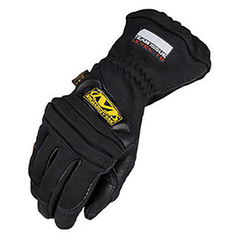 Mechanix Wear Small Black CarbonX Level 10 Full Finger Genuine Leather Mechanics Gloves With Extended Elastic Hook And Loop Cuff, Reinforced Fingertips And Knuckle Protection With EVA Foam
