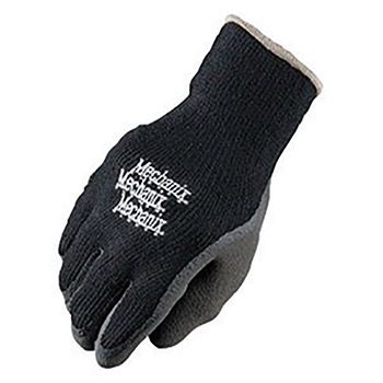 Mechanix Wear Medium-Large Black And Gray Heavy Weight Knit Cold Weather Gloves With Extended Cuff