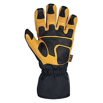 Mechanix Wear Size 8 Black Polar Pro Goatskin Thinsulate Lined Cold Weather Gloves With Reinforced Thumb, Gauntlet Cuff, Reinforced Goatskin Finger And Thumb Panels