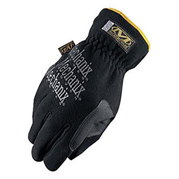 Mechanix Wear Size 12 Black And Gray Light Weight Fleece Cold Weather Gloves With Elastic Cuff And Reinforced Rubberized Grip