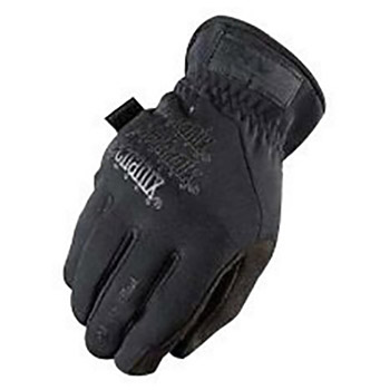 Mechanix Wear Medium Black FastFit Full Finger Synthetic Leather And Spandex Mechanics Gloves With Elastic Cuff, Spandex Top, Reinforced Thumb And Index Finger