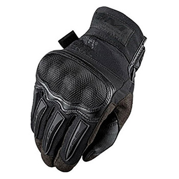 Mechanix Wear Medium Black M-Pact 3 Full Finger Synthetic Leather And Spandex Mechanics Gloves With Hook And Loop Cuff, Padded Palm, Reinforced Fingertips And Ultra Knuckle Protection