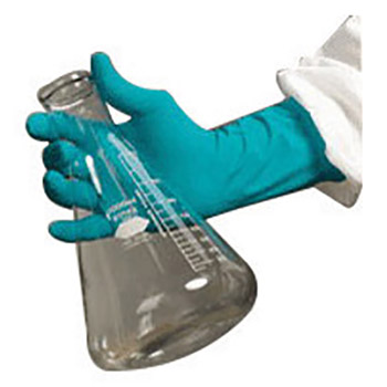 Microflex Large Teal 12" 6 mil Nitrile Ambidextrous Non-Sterile Exam or Medical Grade Powder-Free Disposable Gloves With Textured Finish And Long Beaded Cuff, Per Case