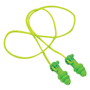 Moldex MOL6770 Universal Flip to Listen Triple-Flange TPE Dual Mode Corded Earplugs With Pocket-Pak Carrying Case