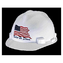 MSA Hardhat White V Gard Freedom Series Class E Type 10034263