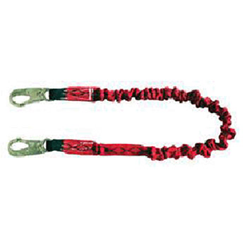 MSA 10045936 6' Red FP Diamond Expanyard With TPTFE Coated Polyester Sheath And Snaphook On Each End