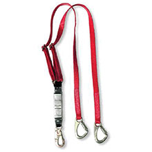 MSA SAHL2000 FP5K Adjustable Twin Lanyard 10047085