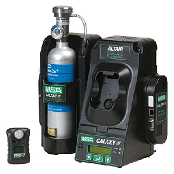 MSA 10089968 Galaxy Automated Test System Smart Standalone Kit With Cylinder Holder Regulator And Memory Card For