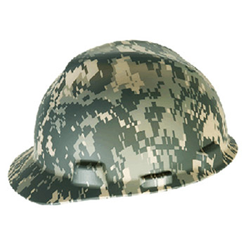 MSA 10103908 Camouflage V-Gard Freedom Series Class E Type I Hard Cap With Fas-Trac Suspension
