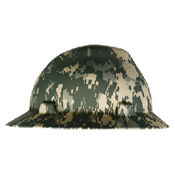 MSA 10104254 Camouflage V-Gard Freedom Series Class E Type I Hardhat With Fas-Trac Suspension
