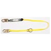 MSA MSA10113157 6' Workman Single Leg Energy-Absorbing Adjustable Lanyard With 36C Snap Hook Harness, Anchorage Connections And Tie-Back Connection