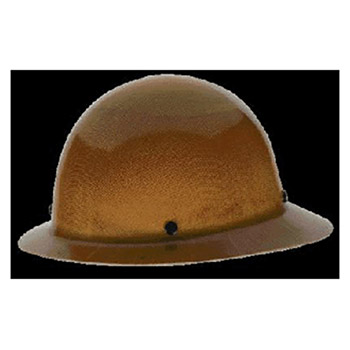 MSA 454664 Natural Tan Skullgard Class G Type I Hard Hat With Staz-On Suspension