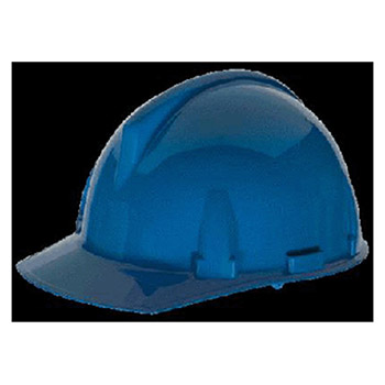 MSA 454723 Blue TopGard Class E Type I Slotted Hard Cap With 1-Touch Suspension