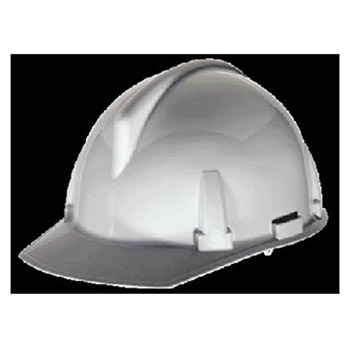 MSA Hardhat White TopGard Class E Type I Slotted Hard 454728