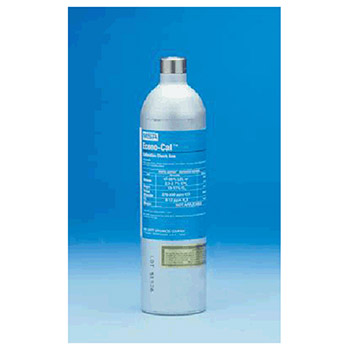 MSA 711062 34 Liter Econo-Cal Aluminum Cylinder 40 PPM Hydrogen Sulfide Balance Nitrogen Reactive Calibration Gas For