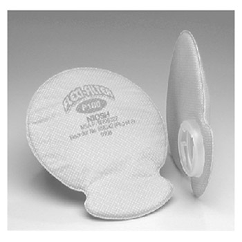 MSA 818346 Flexi-Filter N95 Filter Pad For Advantage Series Air Purifying Respirator, 2 Each Per Pack, Per Pack