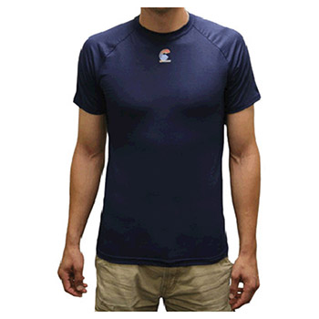 National Safety Apparel C52FKSRXL 2X-Large Navy Blue 5.5 Ounce Modacrylic Blend Short Sleeve FR Control 2.0 Flame Resistant