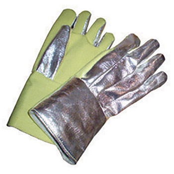 National Safety Apparel 14" 22 Ounce Thermobest Kevlar Wool Lined Heat Resistant Gloves With Straight Thumb