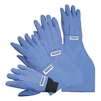 National Safety Apparel Size 9 Olefin And Polyester Lined Nylon Taslan And PTFE Wrist Length Water Resistant Cryogen Gloves