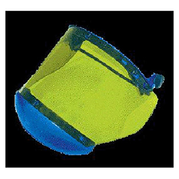 National Safety Apparel H16XX10CALS Arc 10 Green Propionate Faceshield With Anti-Fog Coating Slotted Hardhat Adapter