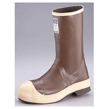 Servus 22148-7 by Honeywell Size 7 Neoprene 3 Brown 12" Neoprene And Latex Boots With Neo-Grip Outsole And Steel Toe