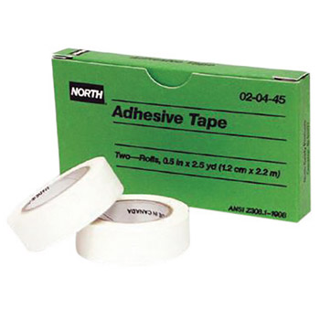 North by Honeywell NOS020445 1/2" X 2 1/2 Yard Roll Latex-Free Adhesive Tape 
