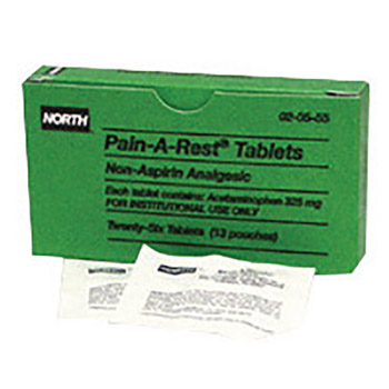 North NOS020555 Pain-A-Rest Unitized Refill Non-Aspirin Pain Reliever Tablet