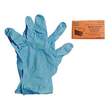 North by Honeywell NOS021640 X-Large Blue 9 1/2" North 5 mil Latex-Free Nitrile Ambidextrous Non-Sterile Medical Grade Powder-Free Disposable Gloves With Smooth Finish, 