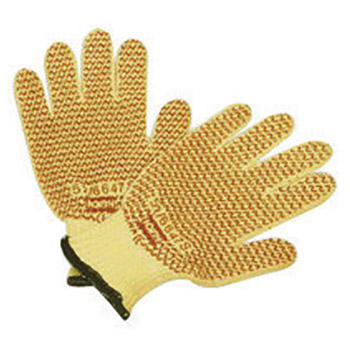 North By Honeywell Large Grip N Heavy Weight Kevlar Ambidextrous Cut Resistant Gloves With Knit Wrist, Nitrile Coating, Cotton And Acrylic Blend
