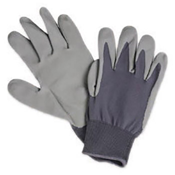 North by Honeywell Size 10 NorthFlex Nitri Task Foam 15 Gauge Gray Foam Nitrile Palm Coated Work Gloves With Gray Seamless Nylon Liner And Knit Wrist