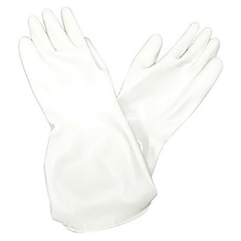 North by Honeywell Size 10 White 13" Hypalon Chlorosulfonated Polyethylene Hand Specific Glovebox Gloves