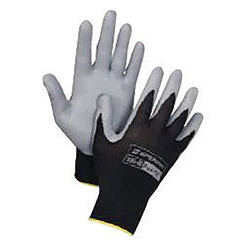 Honeywell Large Pure Fit 13 Cut Light Weight General Purpose Gray Foam Nitrile Palm Coated Work Gloves With Black Nylon Liner