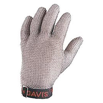 Honeywell 2X Sperian Whiting + Davis Stainless Steel Ambidextrous Fully Enclosed Cut Resistant Gloves With Wrist Strap Cuff And Mesh Lined