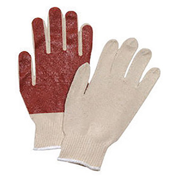 Honeywell Ladies Performers Extra Knit 13 Gauge Light Weight Abrasion Resistant Rust PVC Palm Coated Work Gloves With Natural Cotton And Polyester Liner And Knit Wrist