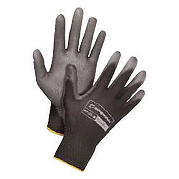 Honeywell Large Pure Fit 13 Cut Light Weight Gray Polyurethane Palm Coated Work Gloves With Black Nylon Liner