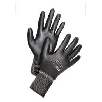 Honeywell X-Large Pure Fit 13 Cut Light Weight Black Polyurethane 3-4 Dipped Palm And Finger Coated Work Gloves With Black Nylon Liner And Continuous Knit Cuff