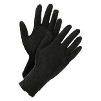 Honeywell Black Wool Blend Lined General Purpose And Standard Weight Cold Weather Gloves With Thermal Cuff And Seamless Knit