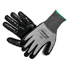 HexArmor Cut Resistant Gloves 9 Black Gray Level 6 Series SuperFabric 9010-9