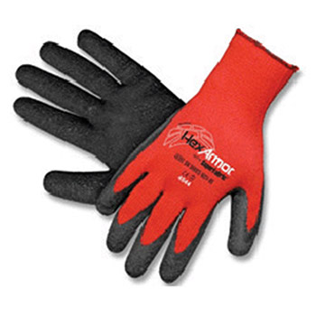 HexArmor 9011-S Small Red And Black Level 6 Series SuperFabric Cut Resistant Gloves With Wrinkle Rubber Palm Coating