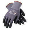 Protective Industrial Products PIP34-874 MaxiFlex Ultimate by ATG 15 Gauge Abrasion Resistant Black Micro-Foam Nitrile Palm And Fingertip Coated Work Gloves With Gray Seamless Knit Nylon And Lycra Liner And Continuous Knit Wrist, Per Dz