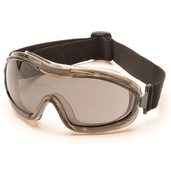 Pyramex G724T Goggles Frame, Chem Splash, Lens, Gray Anti-Fog Eye Protection - Dozen