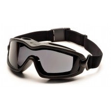 Pyramex Safety Glasses V2G XP Frame Black Dual Gray Anti Fog GB6420SDT