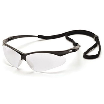 Pyramex SB6310SP PMXTREME Frame, Black, Lens, Clear with Cord Safety Glasses - Dozen